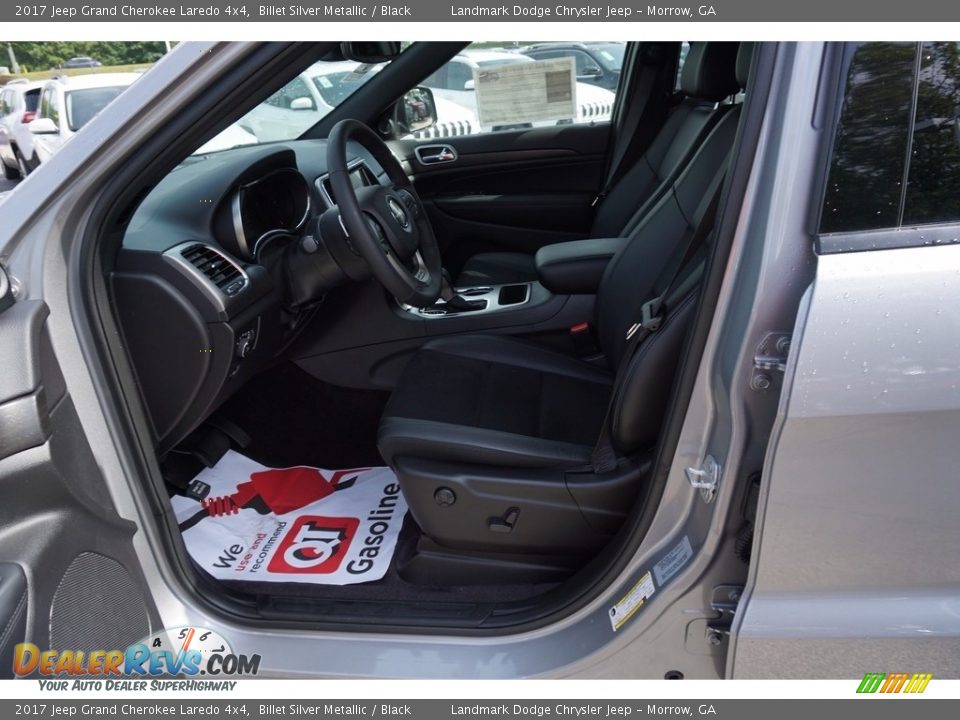2017 Jeep Grand Cherokee Laredo 4x4 Billet Silver Metallic / Black Photo #6