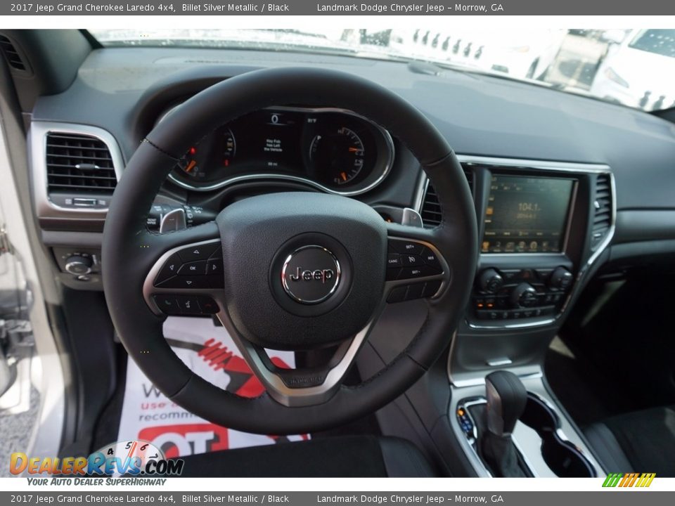 2017 Jeep Grand Cherokee Laredo 4x4 Billet Silver Metallic / Black Photo #7