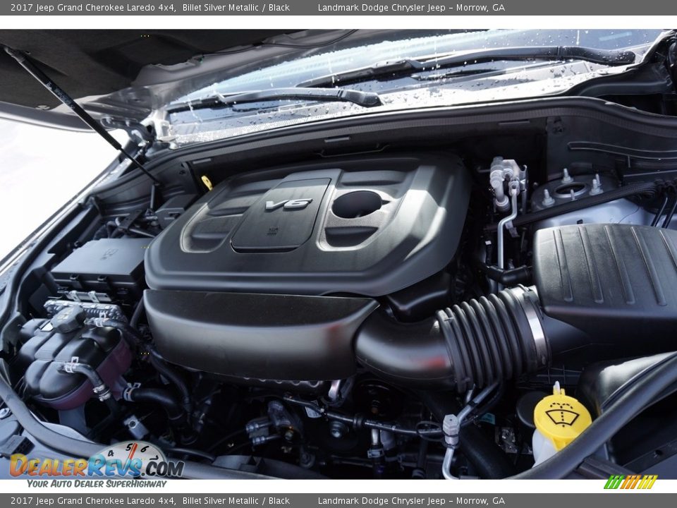 2017 Jeep Grand Cherokee Laredo 4x4 Billet Silver Metallic / Black Photo #8