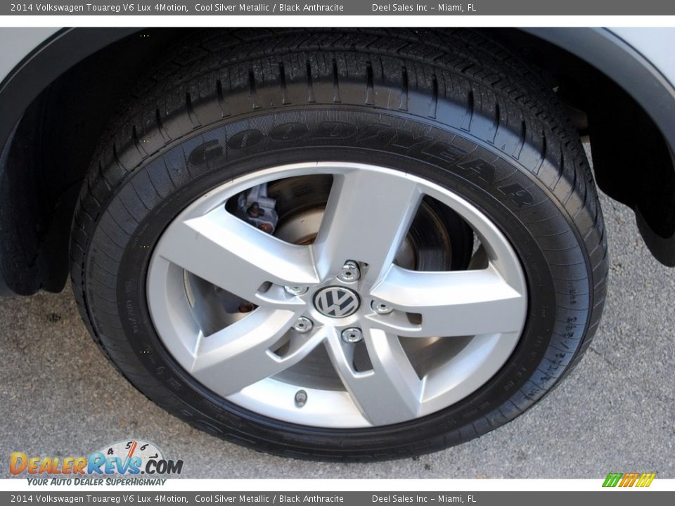 2014 Volkswagen Touareg V6 Lux 4Motion Cool Silver Metallic / Black Anthracite Photo #9