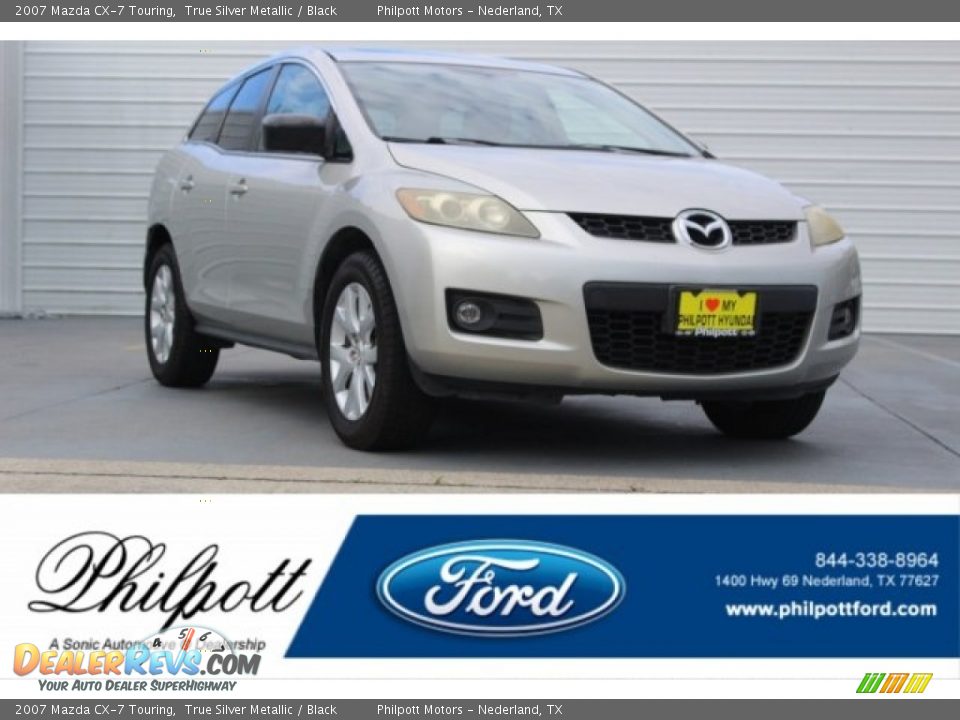 2007 Mazda CX-7 Touring True Silver Metallic / Black Photo #1