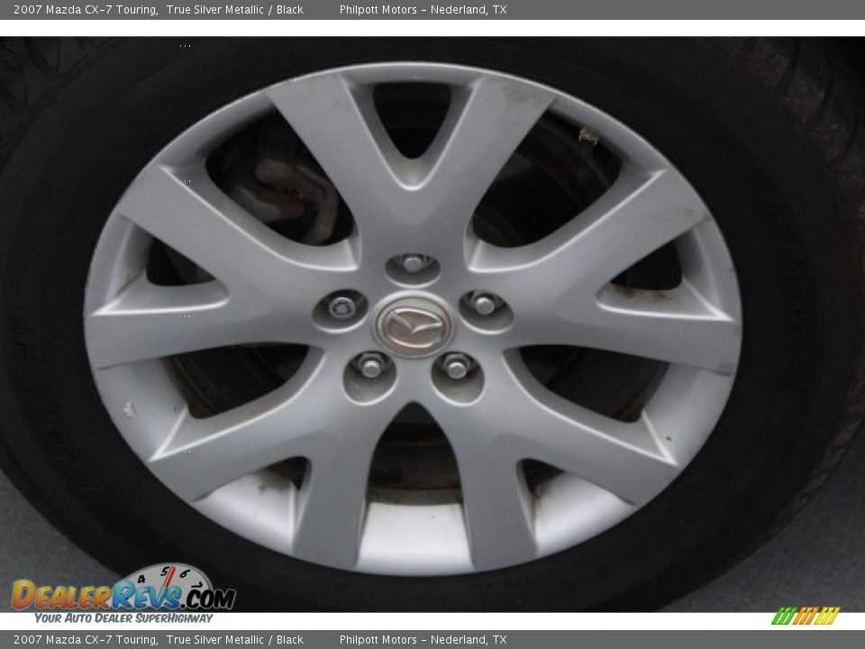 2007 Mazda CX-7 Touring True Silver Metallic / Black Photo #5