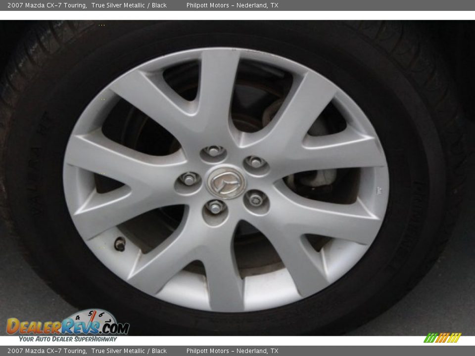 2007 Mazda CX-7 Touring True Silver Metallic / Black Photo #11