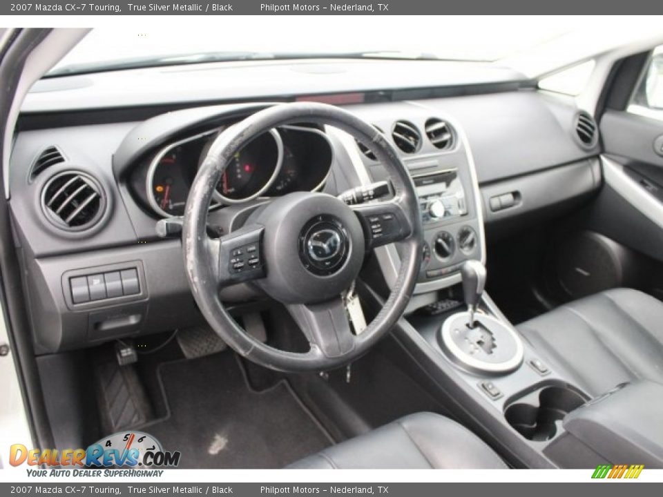2007 Mazda CX-7 Touring True Silver Metallic / Black Photo #14