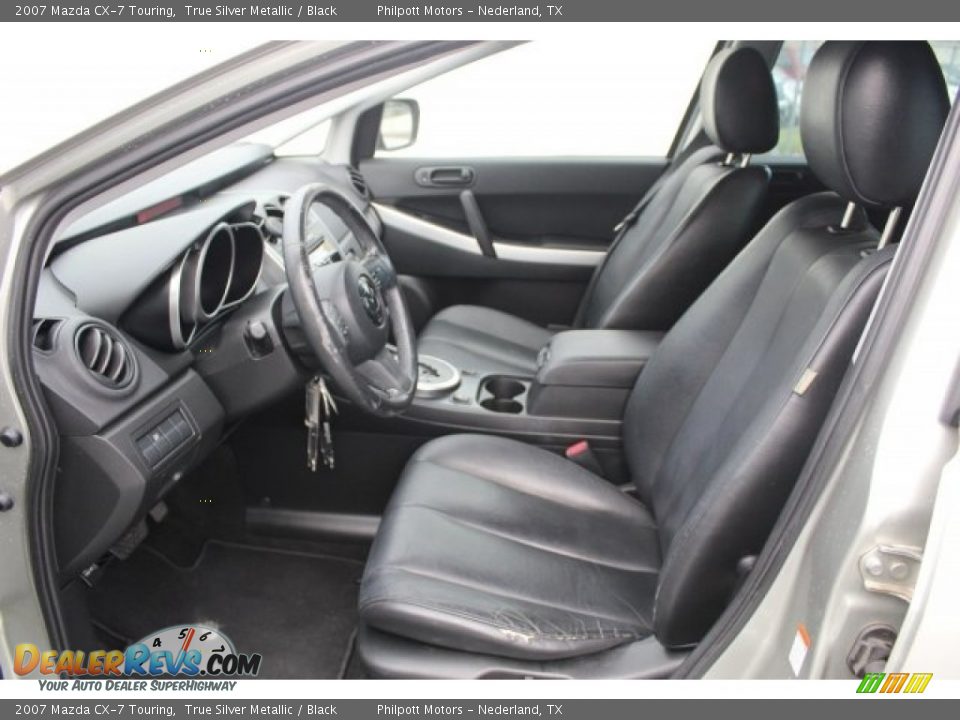 2007 Mazda CX-7 Touring True Silver Metallic / Black Photo #15