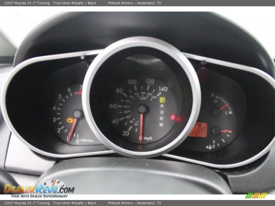 2007 Mazda CX-7 Touring True Silver Metallic / Black Photo #31