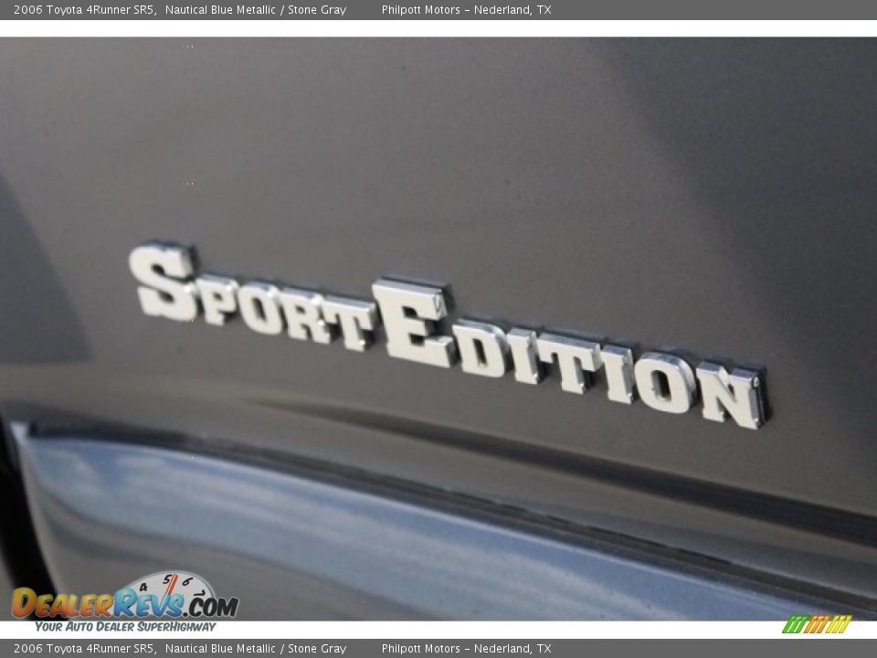 2006 Toyota 4Runner SR5 Nautical Blue Metallic / Stone Gray Photo #9