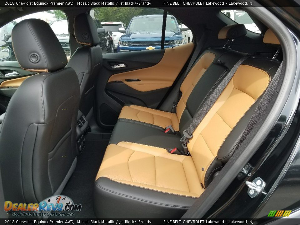 2018 Chevrolet Equinox Premier AWD Mosaic Black Metallic / Jet Black/­Brandy Photo #6