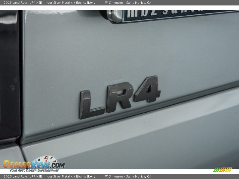 2016 Land Rover LR4 HSE Indus Silver Metallic / Ebony/Ebony Photo #7