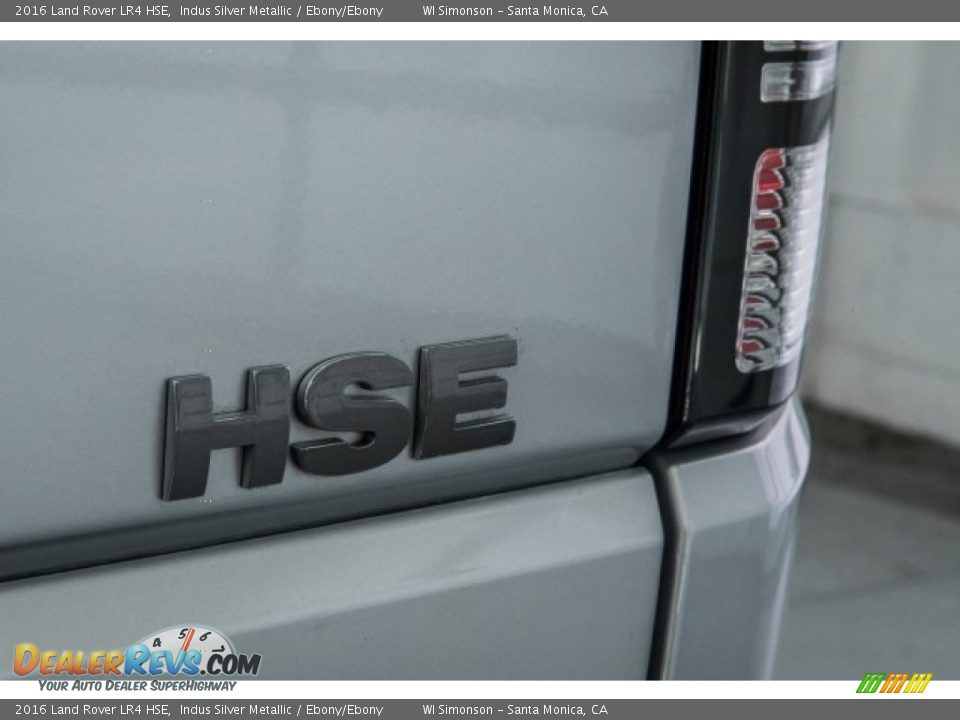 2016 Land Rover LR4 HSE Indus Silver Metallic / Ebony/Ebony Photo #25