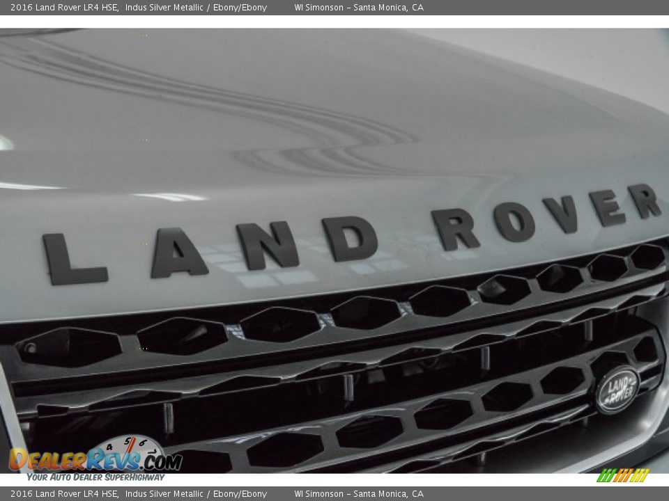 2016 Land Rover LR4 HSE Indus Silver Metallic / Ebony/Ebony Photo #31
