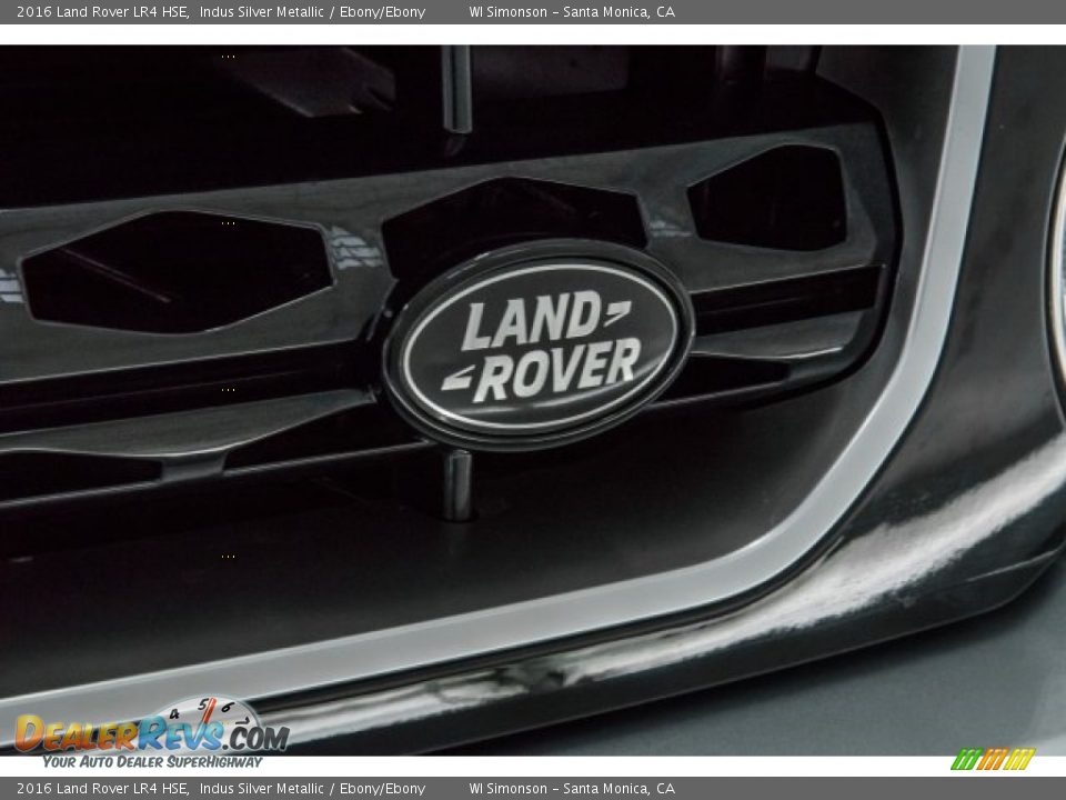 2016 Land Rover LR4 HSE Indus Silver Metallic / Ebony/Ebony Photo #32