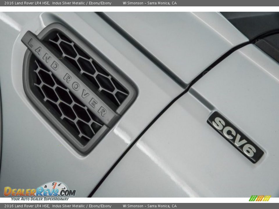 2016 Land Rover LR4 HSE Indus Silver Metallic / Ebony/Ebony Photo #33