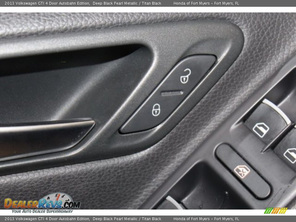 2013 Volkswagen GTI 4 Door Autobahn Edition Deep Black Pearl Metallic / Titan Black Photo #10