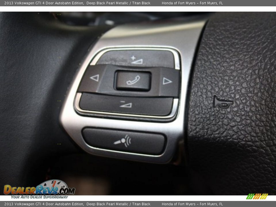 2013 Volkswagen GTI 4 Door Autobahn Edition Deep Black Pearl Metallic / Titan Black Photo #14