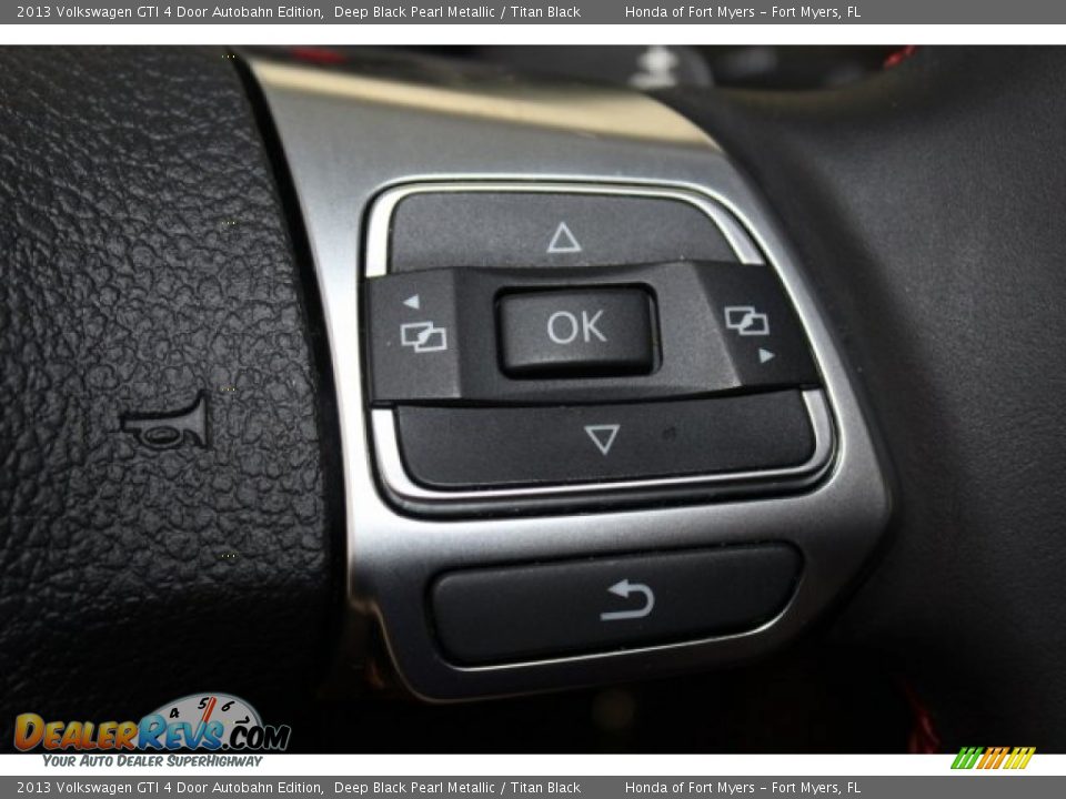 2013 Volkswagen GTI 4 Door Autobahn Edition Deep Black Pearl Metallic / Titan Black Photo #15
