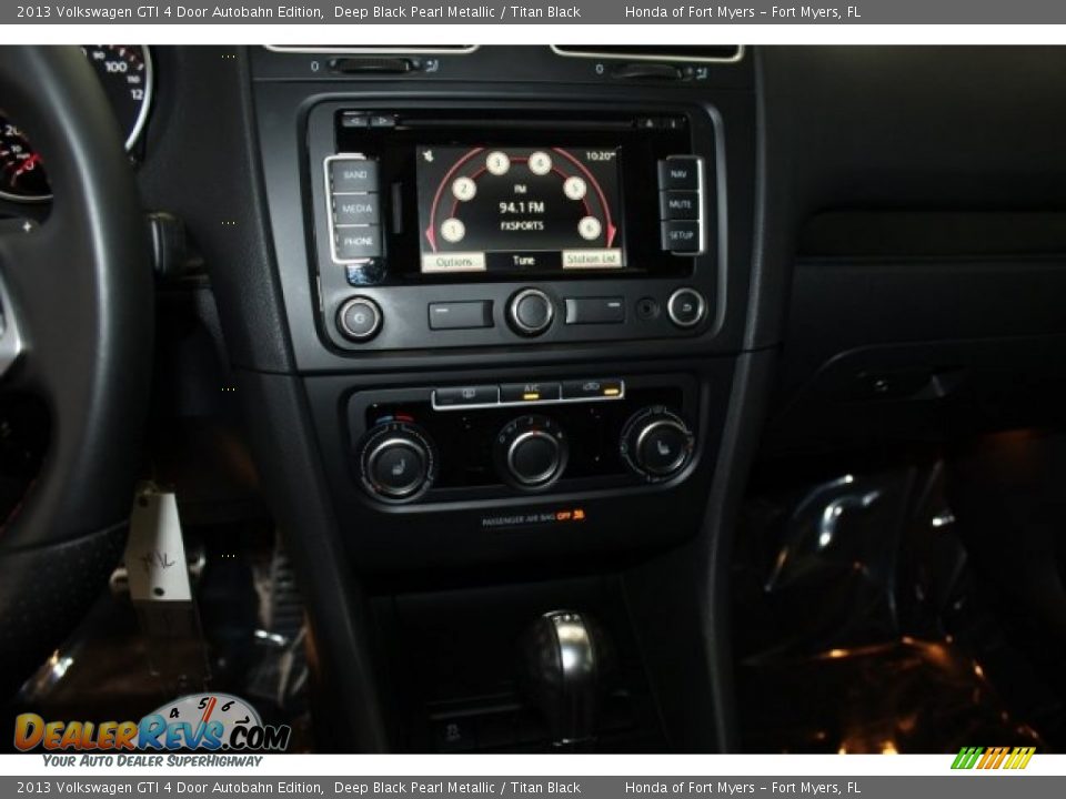 2013 Volkswagen GTI 4 Door Autobahn Edition Deep Black Pearl Metallic / Titan Black Photo #17