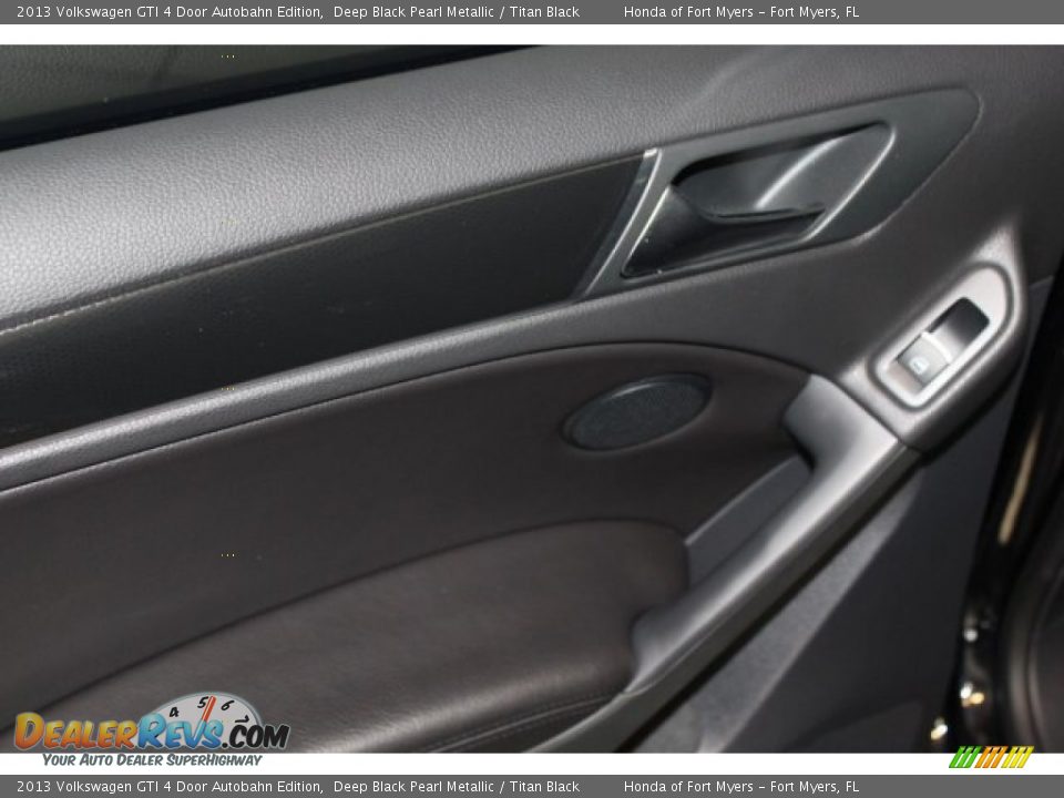 2013 Volkswagen GTI 4 Door Autobahn Edition Deep Black Pearl Metallic / Titan Black Photo #24