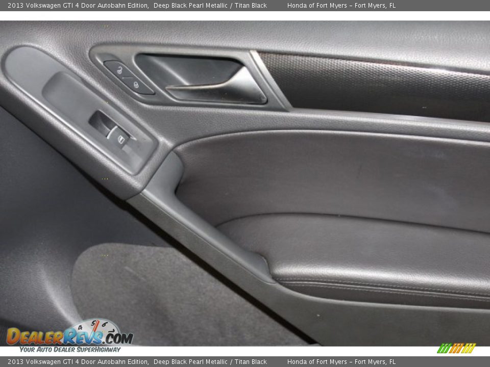 2013 Volkswagen GTI 4 Door Autobahn Edition Deep Black Pearl Metallic / Titan Black Photo #28