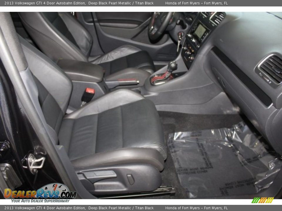 2013 Volkswagen GTI 4 Door Autobahn Edition Deep Black Pearl Metallic / Titan Black Photo #29
