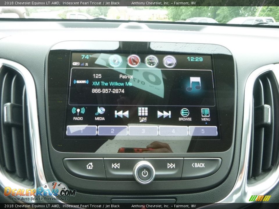 2018 Chevrolet Equinox LT AWD Iridescent Pearl Tricoat / Jet Black Photo #18