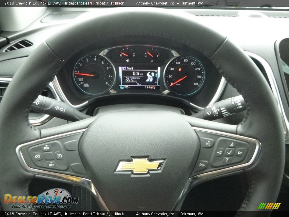 2018 Chevrolet Equinox LT AWD Iridescent Pearl Tricoat / Jet Black Photo #20