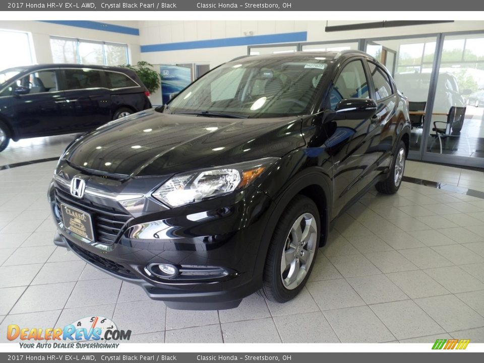 2017 Honda HR-V EX-L AWD Crystal Black Pearl / Black Photo #1