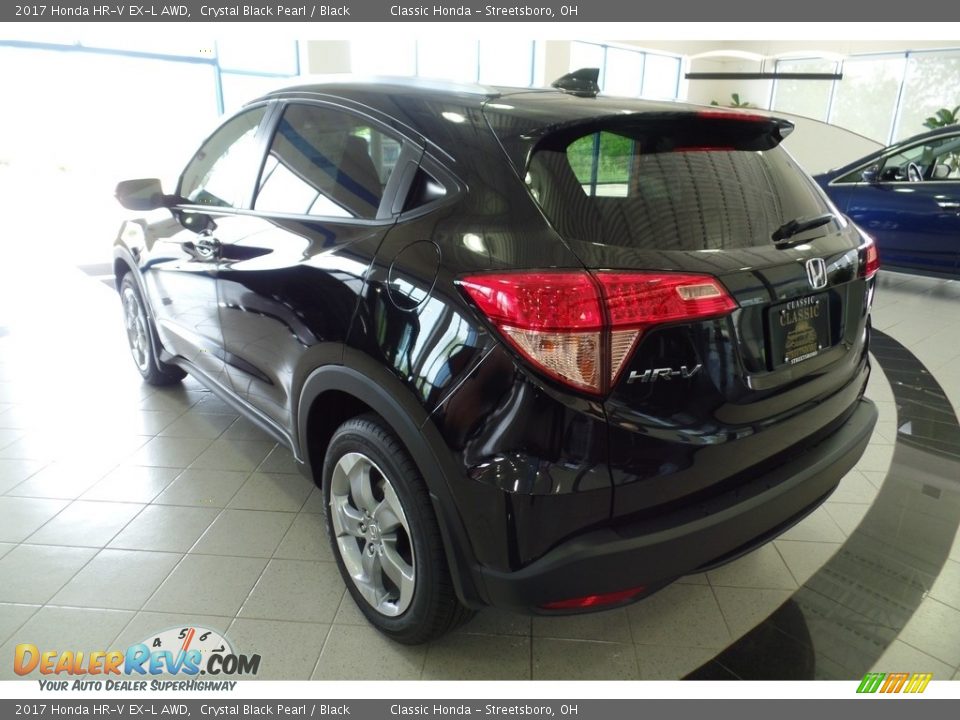 2017 Honda HR-V EX-L AWD Crystal Black Pearl / Black Photo #2