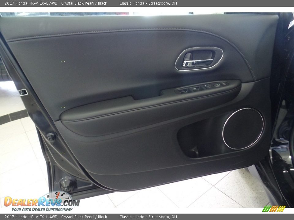2017 Honda HR-V EX-L AWD Crystal Black Pearl / Black Photo #5