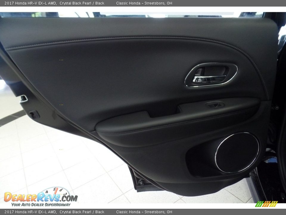2017 Honda HR-V EX-L AWD Crystal Black Pearl / Black Photo #6