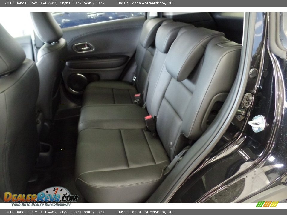 2017 Honda HR-V EX-L AWD Crystal Black Pearl / Black Photo #9