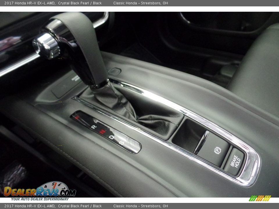 2017 Honda HR-V EX-L AWD Crystal Black Pearl / Black Photo #11