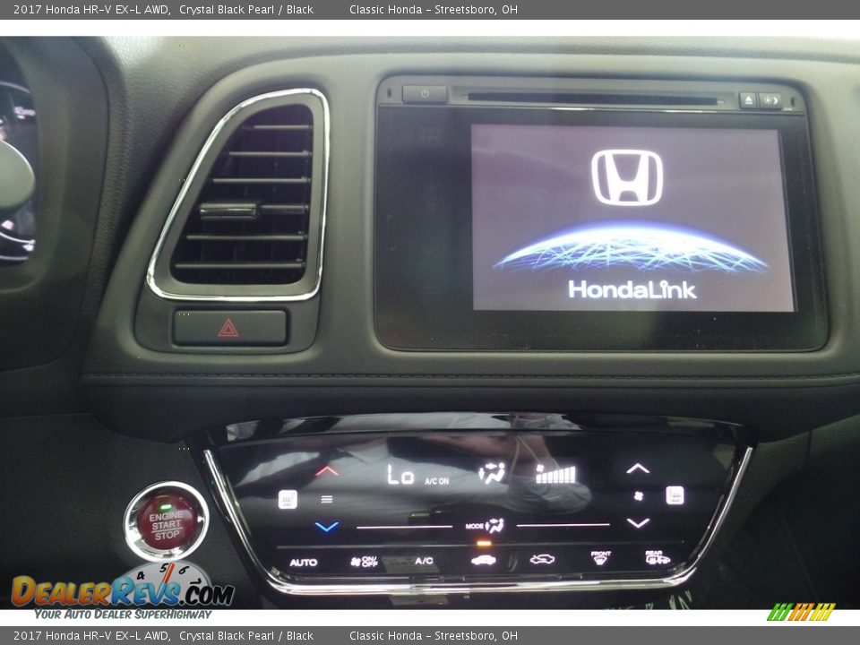 2017 Honda HR-V EX-L AWD Crystal Black Pearl / Black Photo #12