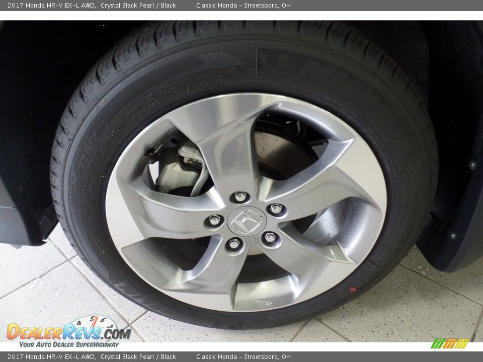 2017 Honda HR-V EX-L AWD Crystal Black Pearl / Black Photo #16