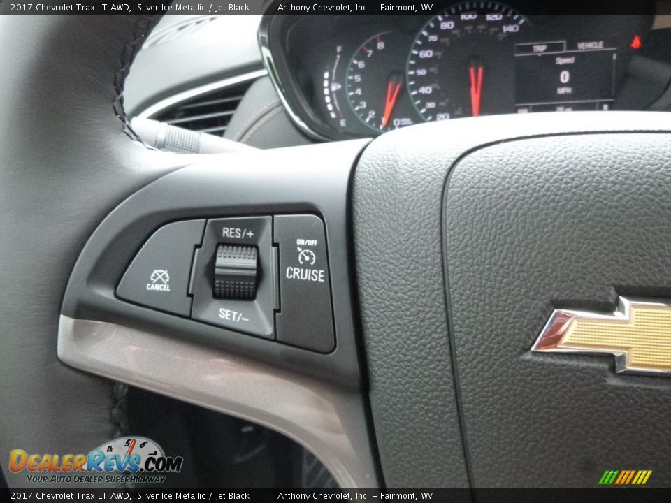 2017 Chevrolet Trax LT AWD Silver Ice Metallic / Jet Black Photo #20