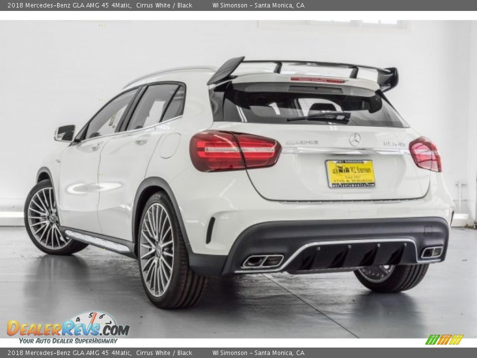 2018 Mercedes-Benz GLA AMG 45 4Matic Cirrus White / Black Photo #3