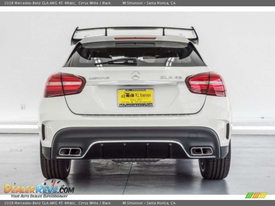 2018 Mercedes-Benz GLA AMG 45 4Matic Cirrus White / Black Photo #4