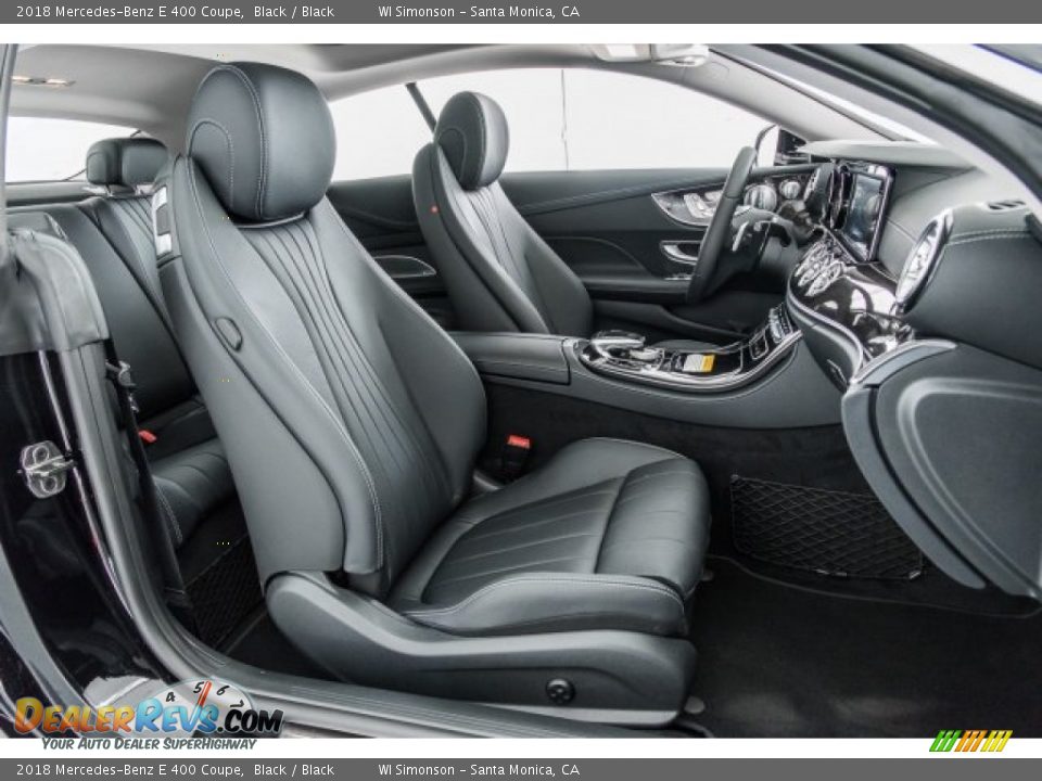 Black Interior - 2018 Mercedes-Benz E 400 Coupe Photo #2