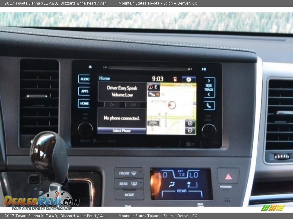 2017 Toyota Sienna XLE AWD Blizzard White Pearl / Ash Photo #6