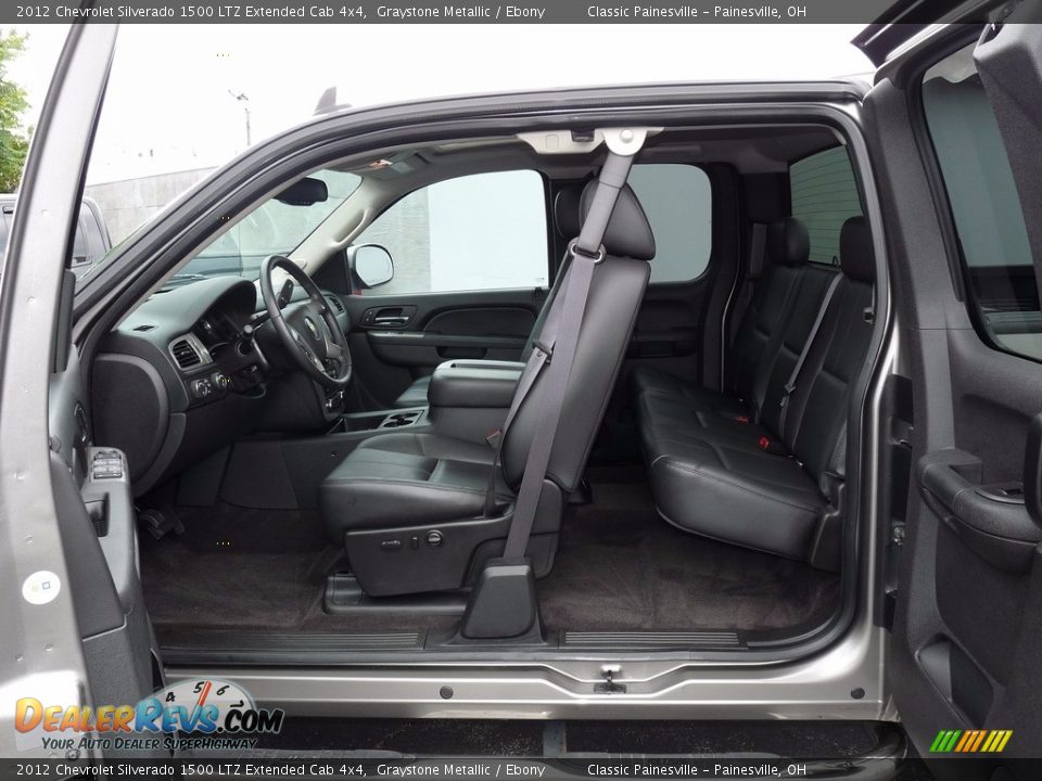 2012 Chevrolet Silverado 1500 LTZ Extended Cab 4x4 Graystone Metallic / Ebony Photo #8
