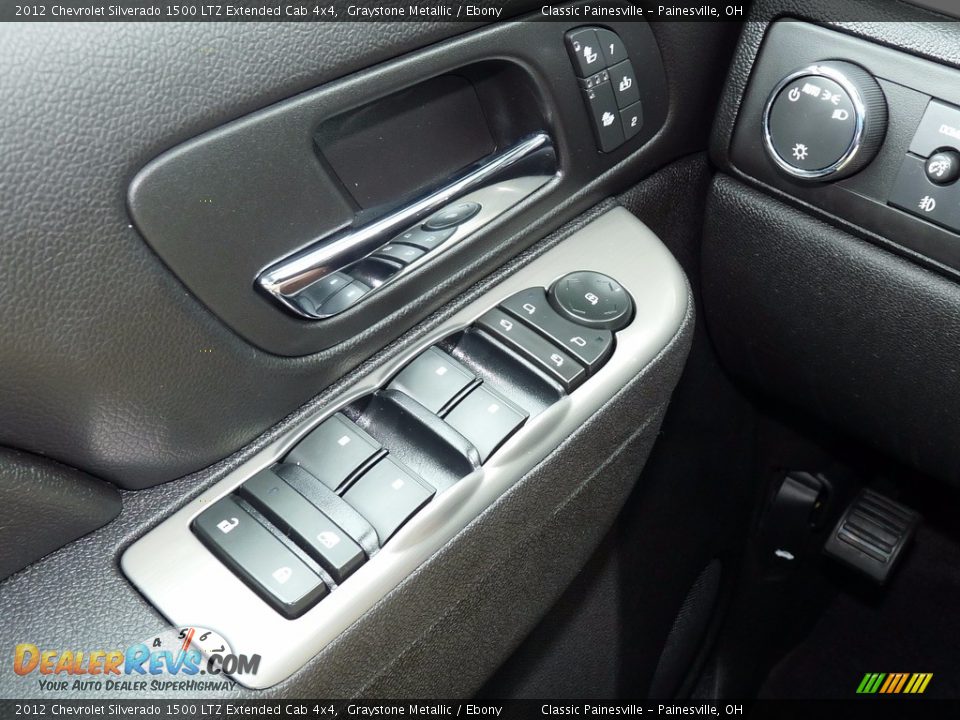 2012 Chevrolet Silverado 1500 LTZ Extended Cab 4x4 Graystone Metallic / Ebony Photo #10