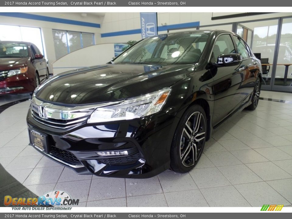 2017 Honda Accord Touring Sedan Crystal Black Pearl / Black Photo #1