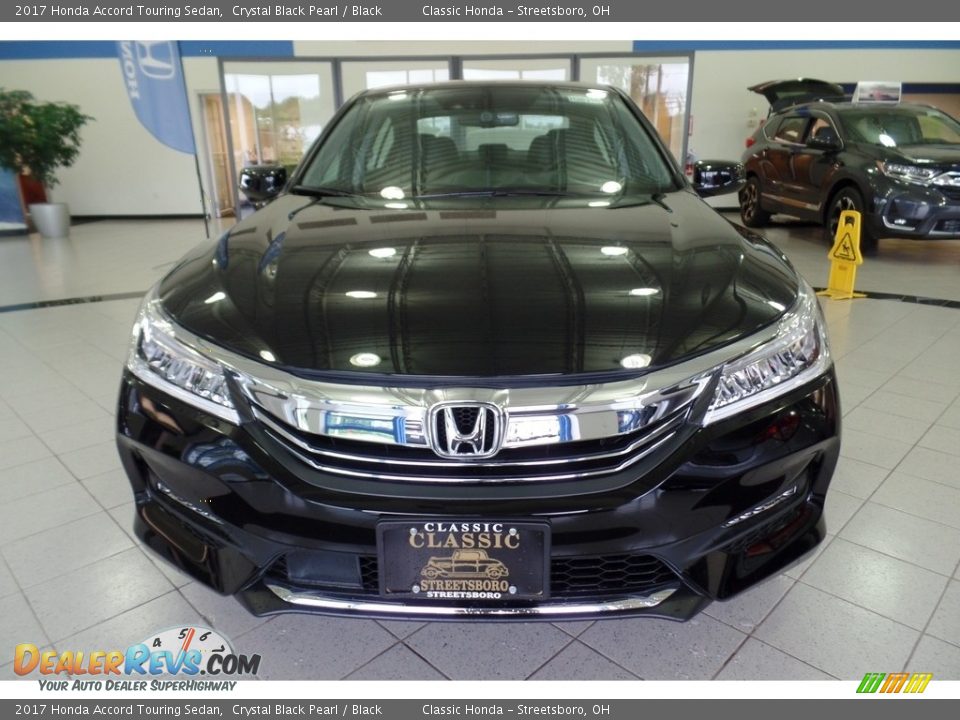 2017 Honda Accord Touring Sedan Crystal Black Pearl / Black Photo #3