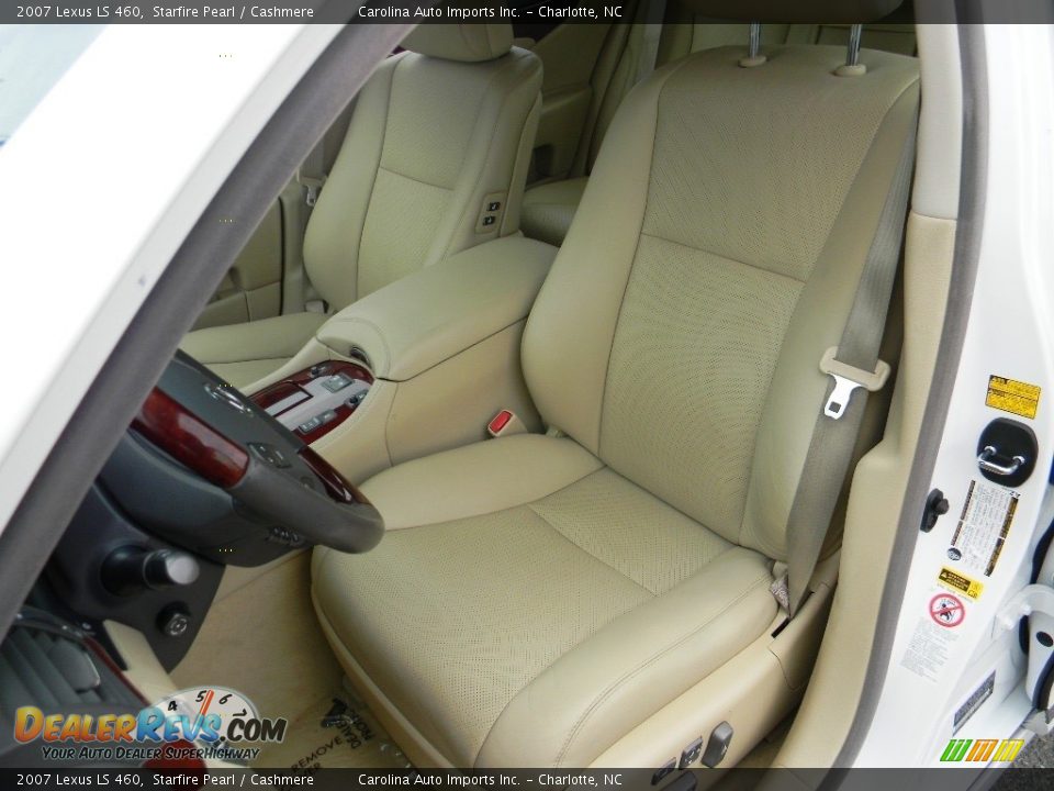 2007 Lexus LS 460 Starfire Pearl / Cashmere Photo #19