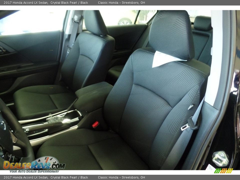 2017 Honda Accord LX Sedan Crystal Black Pearl / Black Photo #6