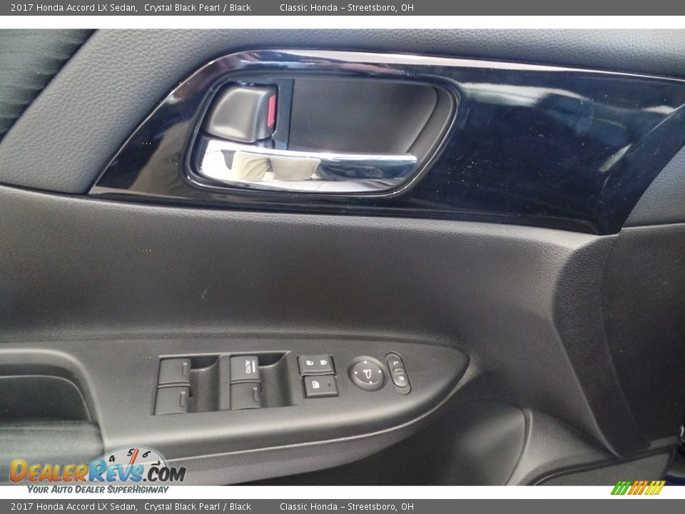 2017 Honda Accord LX Sedan Crystal Black Pearl / Black Photo #8