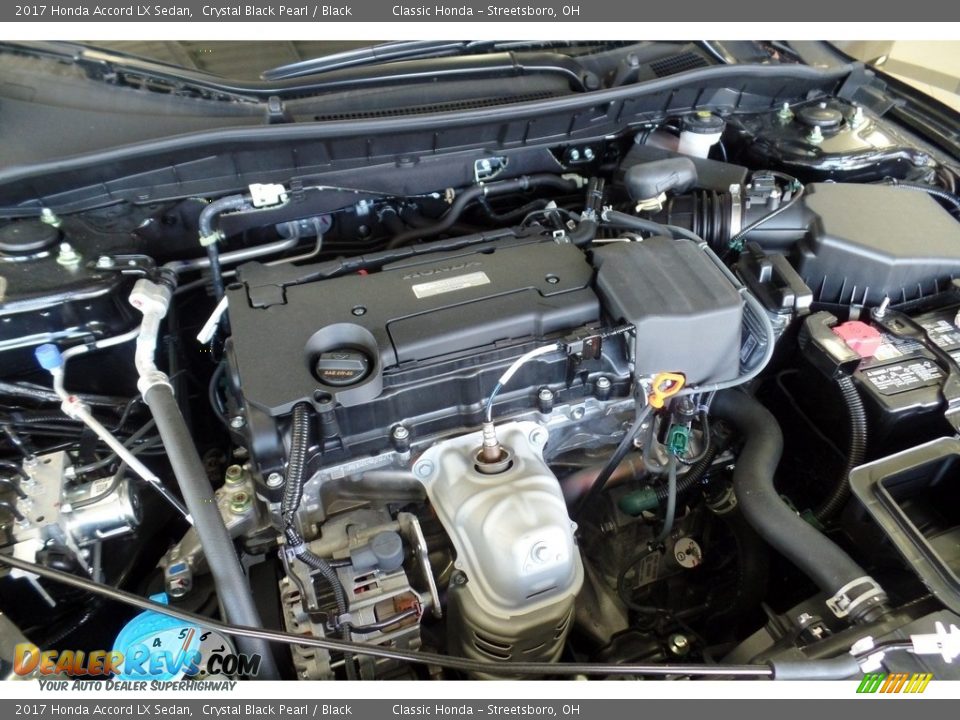 2017 Honda Accord LX Sedan Crystal Black Pearl / Black Photo #15
