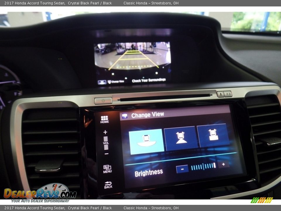 2017 Honda Accord Touring Sedan Crystal Black Pearl / Black Photo #12