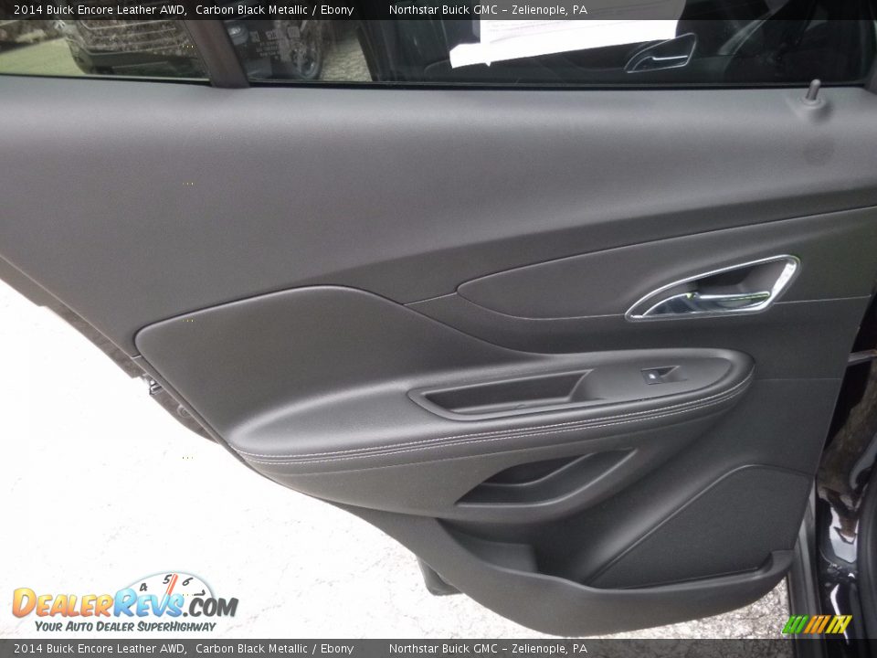 2014 Buick Encore Leather AWD Carbon Black Metallic / Ebony Photo #17