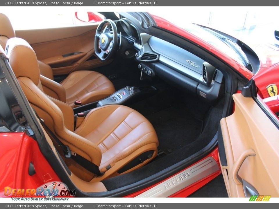 Front Seat of 2013 Ferrari 458 Spider Photo #2